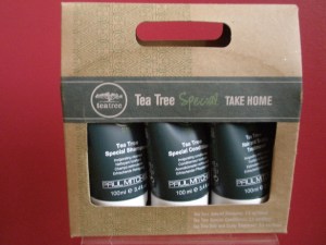 029 Tea Tree Take Home Kit. (Contains Tea Tree Shampoo, Conditioner & Treatment).